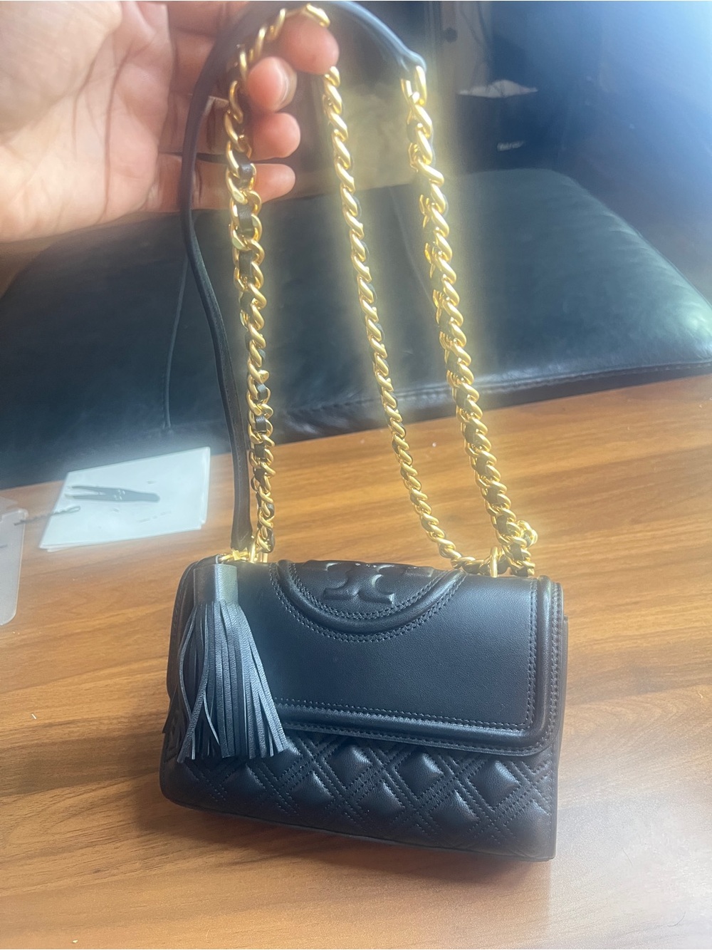 Tory Burch Fleming Small Convertible Shoulder Bag